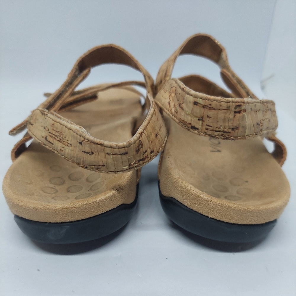 Vionic Amber Cork Sandals Womens Size 7 Adjustable Straps Comfort Casual - Picture 6 of 12
